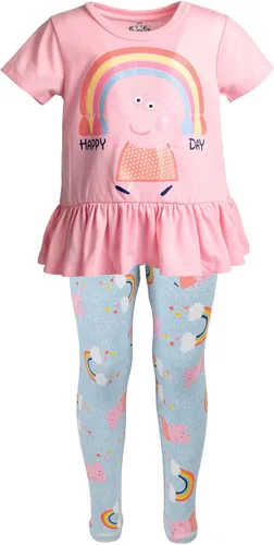 Vista 5 de Peppa Pig Conjunto de camiseta y leggings para niños pequeños