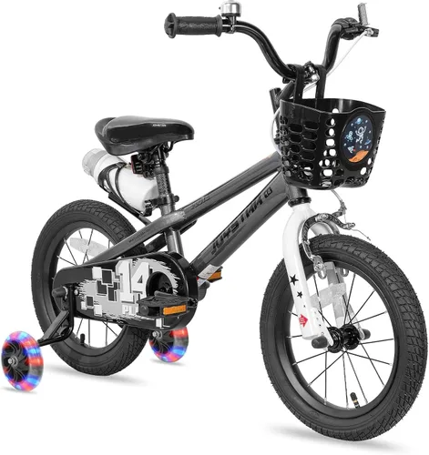 Vista 11 de JOYSTAR Pluto 12-20" Kids Bike with Light Up Training Wheels