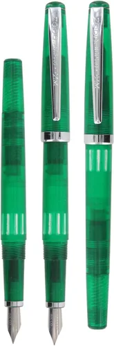 Vista 4 de Noodler's Max Emerald Piston Fill Flex Nib FP
