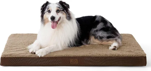Vista 17 de Bedsure - Cama ortopédica pequeña para perros chicos, impermeable, con funda extraíble lavable, tapete de espuma con forma de huevera para mascotas