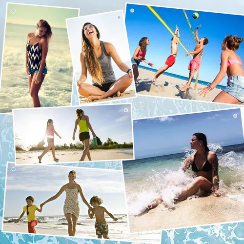 Vista 3 de American Trends Trajes de baño tankini para mujer, de dos piezas, camiseta deportiva sin mangas con pantalones cortos, traje de baño modesto