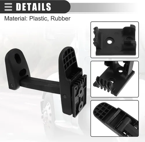 Vista 6 de Motoforti Kit de montaje del pestillo del capó, lado izquierdo del conductor o lado derecho del pasajero, para Kenworth T170 T270 T330 T370 T660