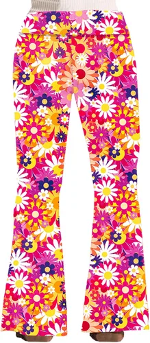 Vista 7 de Deerose Pantalones de cintura alta con estampado floral para niñas de 5 a 14 años