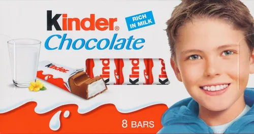 Vista 3 de Kinder chocolate, caja, 10 x 3.52 onzas