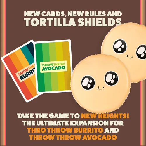 Vista 3 de Exploding Kittens Burrito Block Block, 2-6 jugadores, expansión de 7 años
