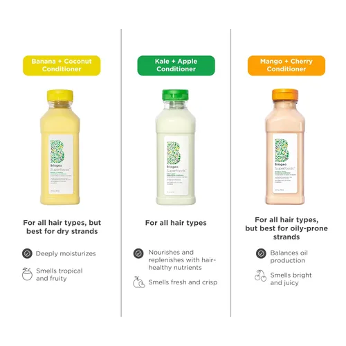 Vista 8 de Briogeo Superfoods Kale + Apple Replenishing Conditioner for All Hair Types Hydrating & Shine-Enhancing Vegan & Cruelty-Free