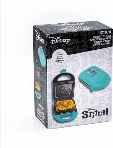 Vista 6 de Uncanny Brands Disney Lilo and Stitch Sandwichera Individual - Pequeño Electrodoméstico de Cocina