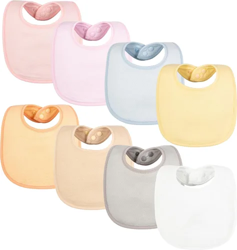 Vista 11 de Tiny Twinkle Baby Feeding Bibs - Waterproof and Absorbent Infant Drool and Feeding Baby Bibs