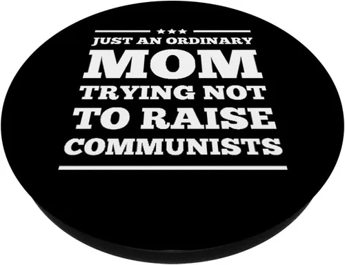 Vista 2 de just an ordinary mom trying not to raise communist PopSockets PopGrip intercambiable