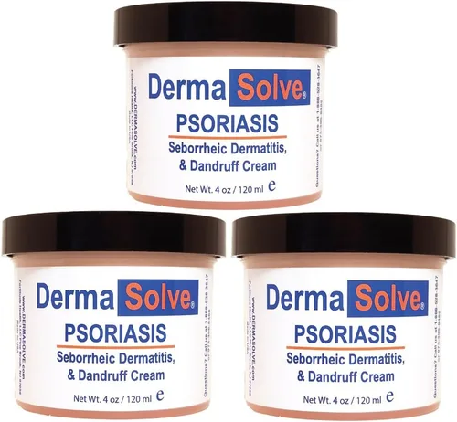 Vista 5 de Dermasolve Crema de tratamiento de psoriasis y dermatitis seborreica, proporciona un alivio intenso para la picazón y la piel escamosa