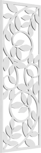 Vista 74 de 9 3/8"W x 24 3/8"H x 1/4"T Utica Decorativo Fretwork Madera Paneles de Pared, Abedul