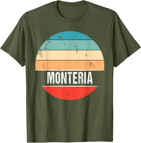 Vista 5 de Camiseta Montería Colombia City Trip, Negro