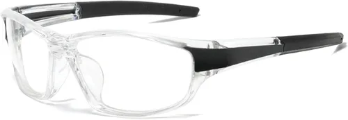 Vista 10 de Gafas de seguridad de lente completa envolventes con lectores, gafas de lectura de seguridad con aumento deportivo para hombres y mujeres