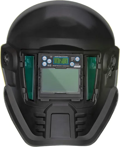 Vista 3 de Dewalt Casco de soldadura de oscurecimiento automático de visión amplia, tres modos de oscurecimiento, 4 sensores de arco rápido relámpago, lentes