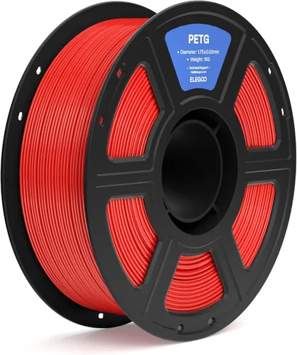 Vista 11 de ELEGOO Filamento PETG para impresora 3D de 0.07 in, color negro, 8.8 lbs