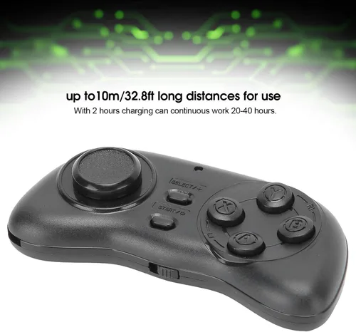 Vista 3 de EBTOOLS Mini Gamepad inalámbrico, controlador de juego Bluetooth, joystick para juegos, compatible con WindowsiOSsistema Android