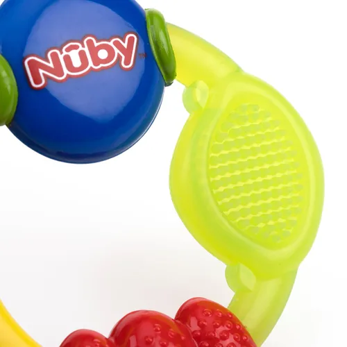 Vista 12 de Nuby Wacky - Anillo de dentición, multicolor