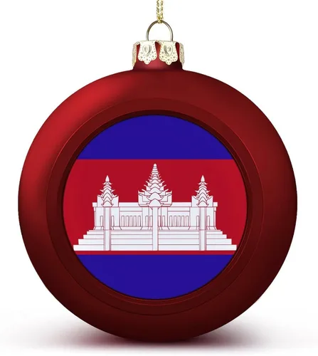 Vista 221 de Boobs Funny Shatterproof Matte Christmas Balls for Tree Wreath Home Decor 1PCS