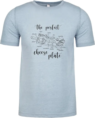 Vista 8 de Moonlight Makers Graphic Men's Tee, Funny T Shirt, Shirts with Cheese Sayings, Heather Gray or Indigo