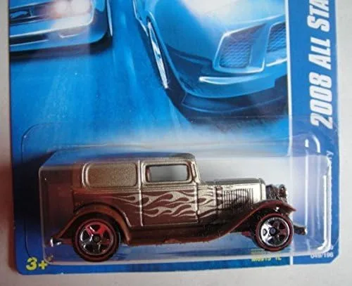 Vista 2 de Hot Wheels 2008 All Stars Gold/Cooper '32 Ford ENTREGA Redline 49/195