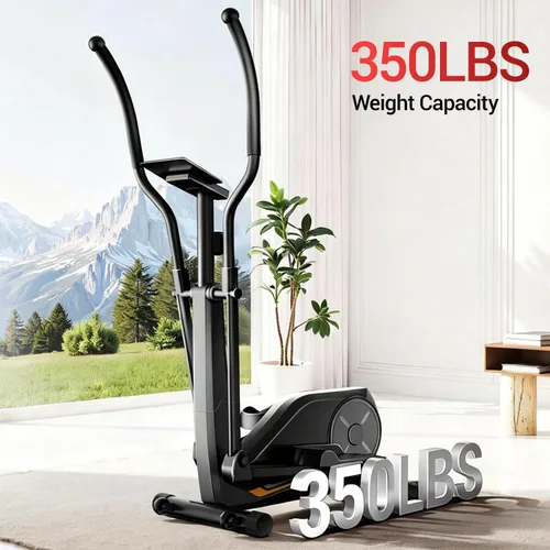 Vista 3 de CURSOR Elliptical Exercise Machine, Elliptical Machine for Home with Hyper-Quiet Magnetic Driving System,8&16 Levels Resistance,Compact Elliptical
