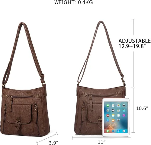 Vista 2 de KL928 Bolsos cruzados para mujer, bolsos de hombro y bolsos