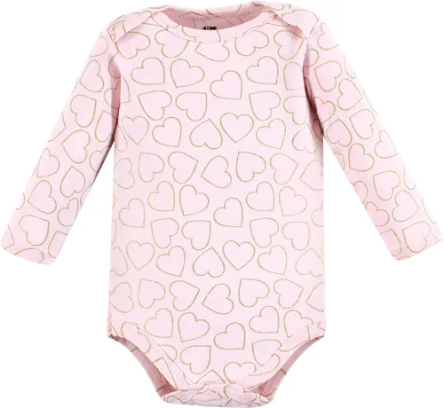 Vista 5 de Hudson Baby Body unisex de algodón de manga larga, para bebé