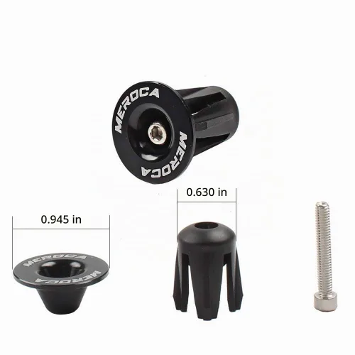 Vista 8 de 1 par de tapones de extremo de manillar de bicicleta de aluminio, tapas de extremo de barra con bloqueo expansivo para bicicleta de carretera