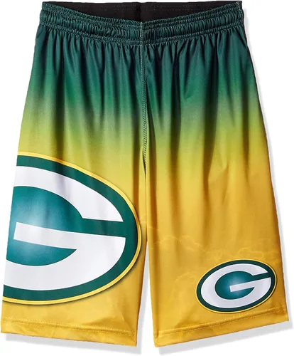 Vista 34 de FOCO Mens NFL Football Team Logo Gradient Big Logo Training Shorts