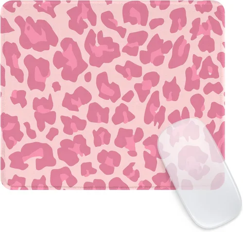 Vista 12 de Seorsok Alfombrilla de mouse de leopardo negro, alfombrilla cuadrada impermeable para mouse, base de goma antideslizante, para computadora portátil