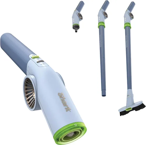 Vista 14 de Shark BlastBoss - Sistema de chorro de aire todo en uno con BlastBroom, boquilla de precisión, varita de extensión, limpieza en interiores y Carbón