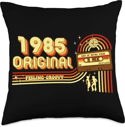Vista 4 de 1985 vintage birthday retro Limited Edition men woman gift Throw Pillow