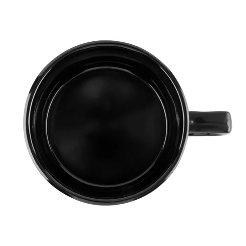 Vista 3 de G.E.T. BF-080-BK-EC - Taza de café de melamina resistente a los golpes, 11 onzas, color negro (juego de 4)