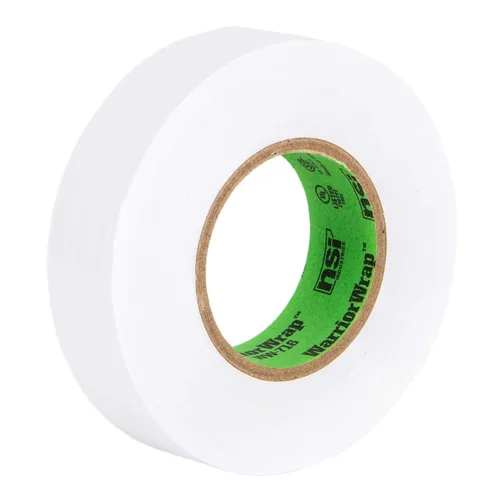 Vista 11 de NSI WW-716-WT WarriorWrap General Cinta eléctrica de vinilo de 7 mil, 3/4" de ancho, 60' de largo, blanco