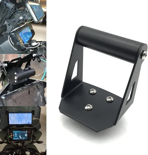 Vista 3 de Motocicleta Expansión Crossbar Teléfono Soporte Soporte Soporte de Placa de Navegación GPS Soporte para KTM 790 890 Aventura ADV R S 790ADV R