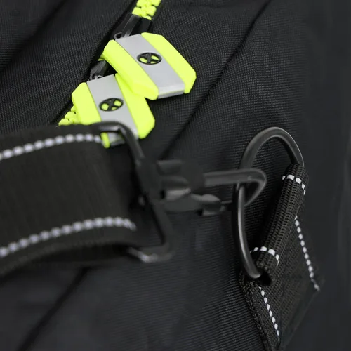Vista 6 de Lightning X Value - Bolsa de equipo de bomberos con cruz maltesa y nombre bordado personalizado Negro
