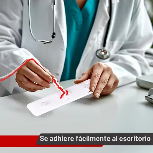 Vista 9 de Medarchitect Kit completo de práctica de sutura (30 piezas) y tablero de práctica de atado de nudos quirúrgicos, entrenamiento de sutura
