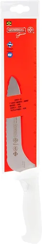 Vista 3 de Mundial Cuchillo sándwich de borde dentado Offset, blanco, 9 pulgadas