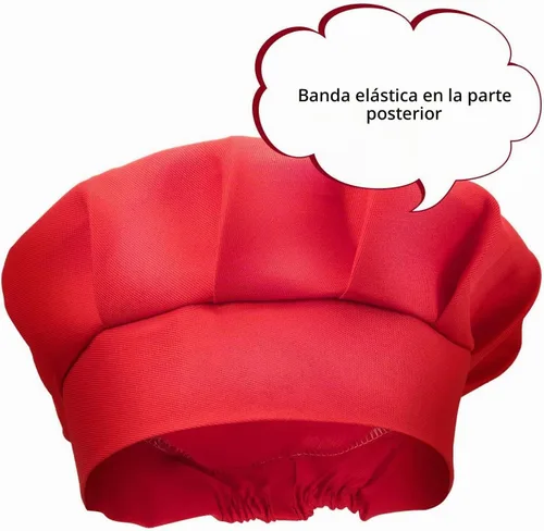 Vista 5 de Tamicy Juego de gorro y delantal de chef para niños de 10 piezas
