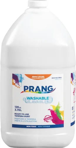 Vista 8 de Prang Pintura lavable, negro, botella de 1 galón