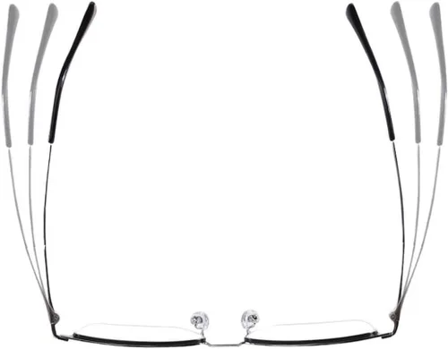 Vista 8 de 1 par de lentes de repuesto para marco de gafas, accesorios para patillas, color negro