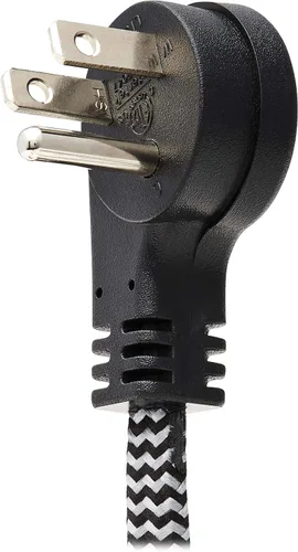 Vista 5 de Tripp Lite Protector de sobretensiones de 1 salida con 2 puertos USB (2.1A compartido) - Cable de 4 pies, enchufe 5-15P, 450 julios, negro
