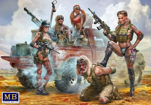 Vista 4 de Masterbox Bundle LOT of Desert Battle Series 4 Kits de plástico 1/35