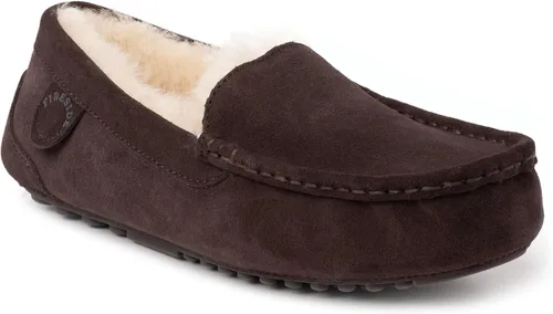 Vista 2 de Dearfoams Fireside - Mocasines de oveja para mujer