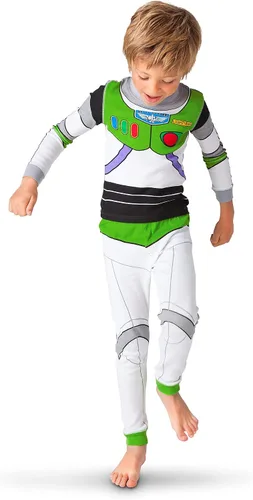 Vista 2 de Disney Disfraz de Buzz Lightyear PJ PALS para niños