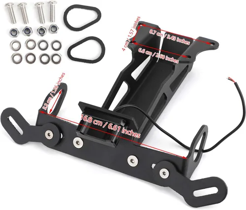 Vista 2 de Soporte de placa trasera para YAMAHA FJ-09 / MT-09 Tracer 2015-2018