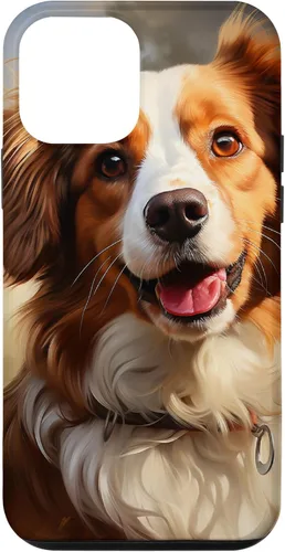 Vista 16 de iPhone 16 Kooikerhondje Portrait Colour Artwork Case