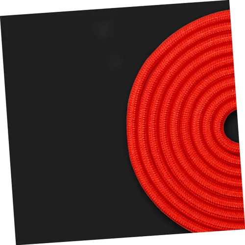 Vista 4 de Holibanna Duplex Bearing Weighted Jump Cord for Adults and Students Fast Rotation Fitness Equipment for Home Gym Outdoor Workout Red
