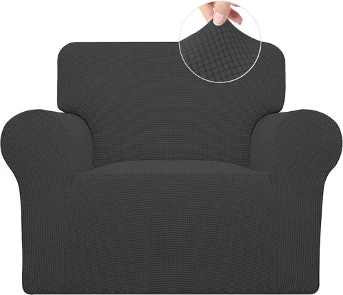 Vista 300 de Easy-Going - Funda elástica sobredimensionada para sofá, 1 pieza, protector muebles, suave, parte inferior elástica, para niños, tela jacquard