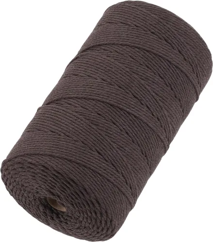 Vista 65 de Cuerda de macramé de 2 mm x 349 metros de cuerda de algodón natural para macramé, cuerda de macramé de color, cuerda de algodón suave, suministros